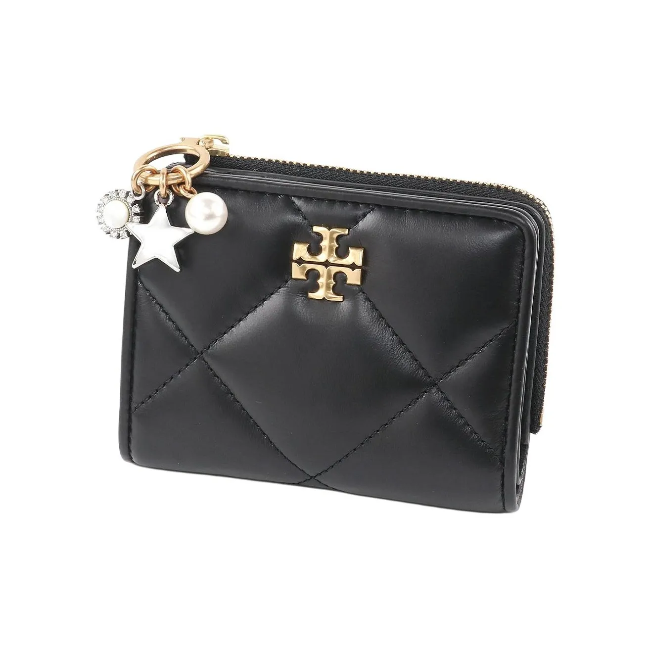 TORY BURCH Leather Wallet Women's Black