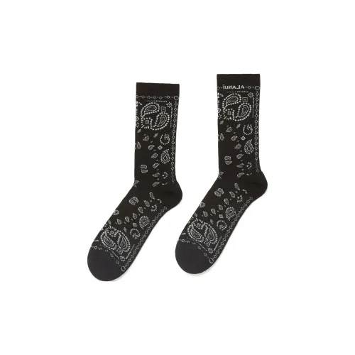 Alanui 1 шт Черные Женские Носки MID до икры