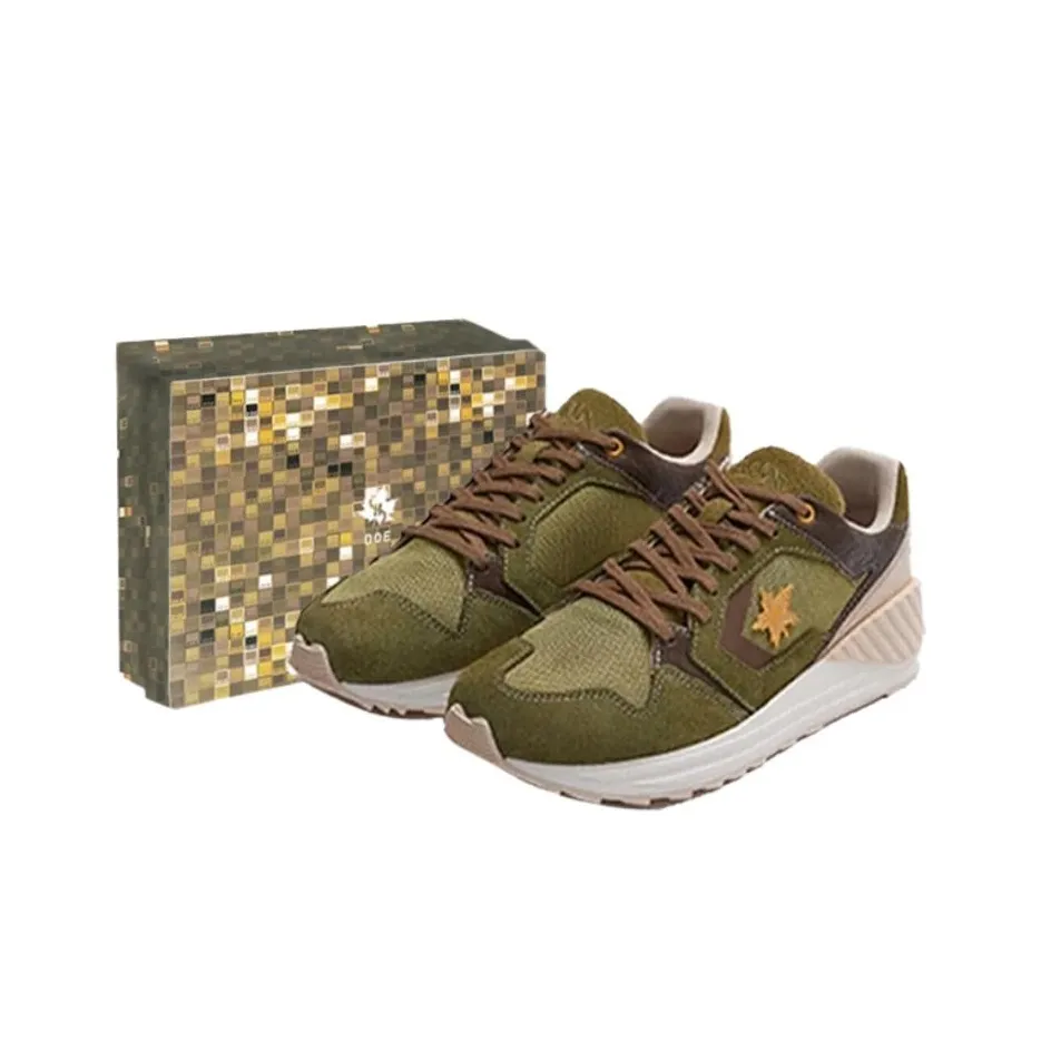 DOE co-brand x Конверс WAVE TRAINER Low Топ Повседневная Беговая Обувь Унисекс Зеленая