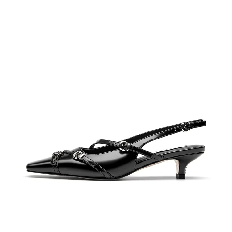 SHOESZOOO Квадратный носок Низкий вырез Мода Одежда Обувь Нестандартный каблук Высокие каблуки 4CM Женские