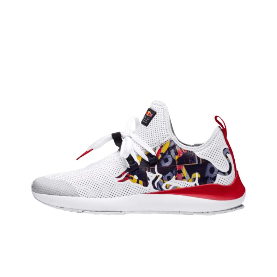 PUMA SpeedCat Evo 2 Low Top Casual Shoes Men's White Red