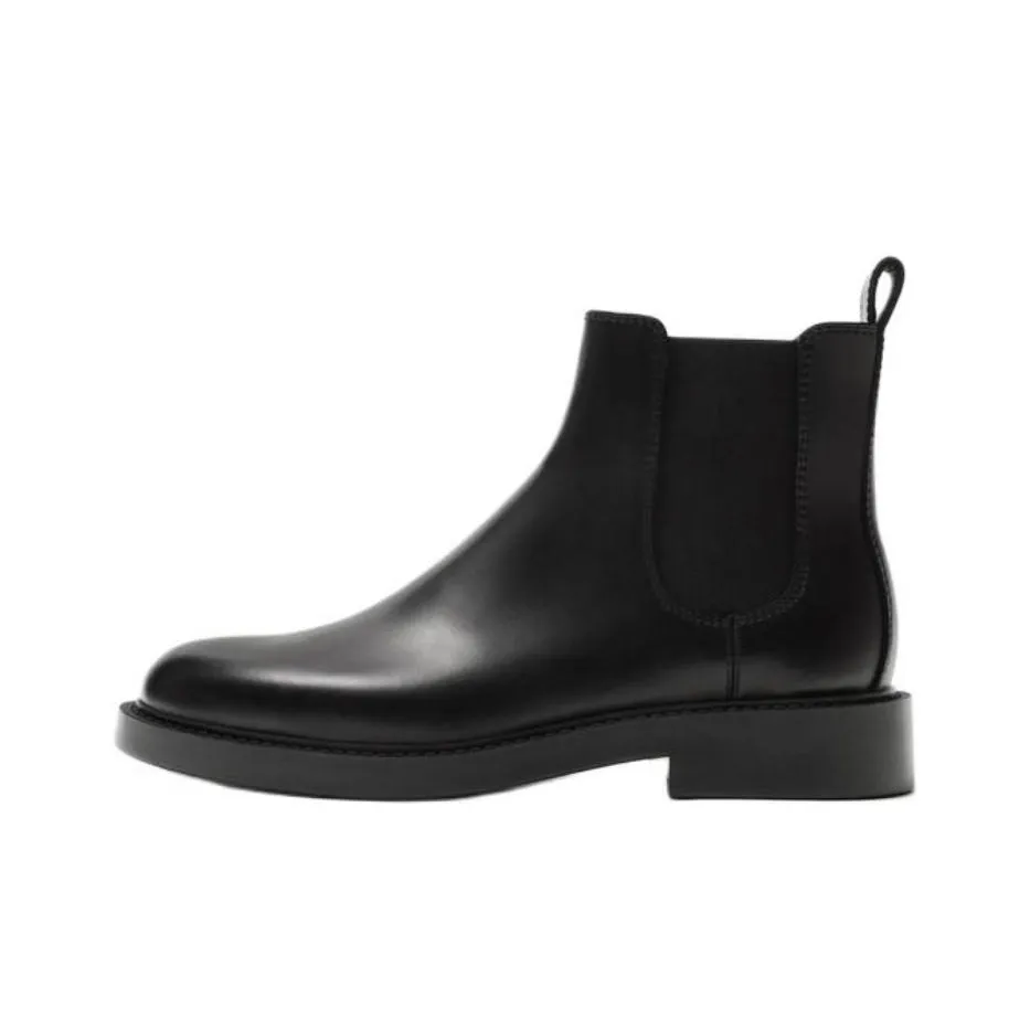 ZARA Короткий Челси Мужской Черный