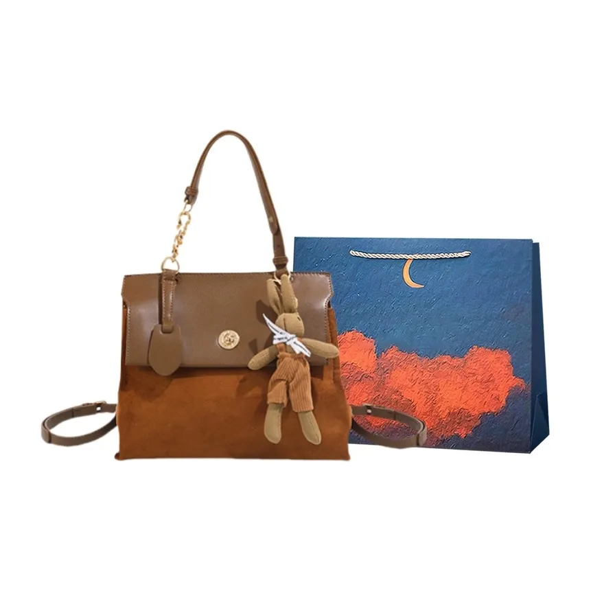 Elsvet ПУ (полиуретан) Рюкзак Стандартный Женский Коричневый