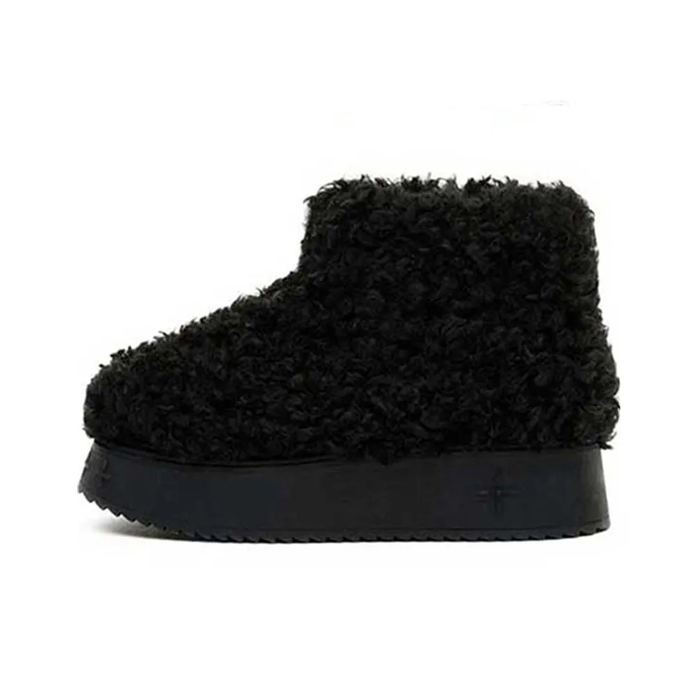 SMFK Короткие сноубутсы женские дикий черный