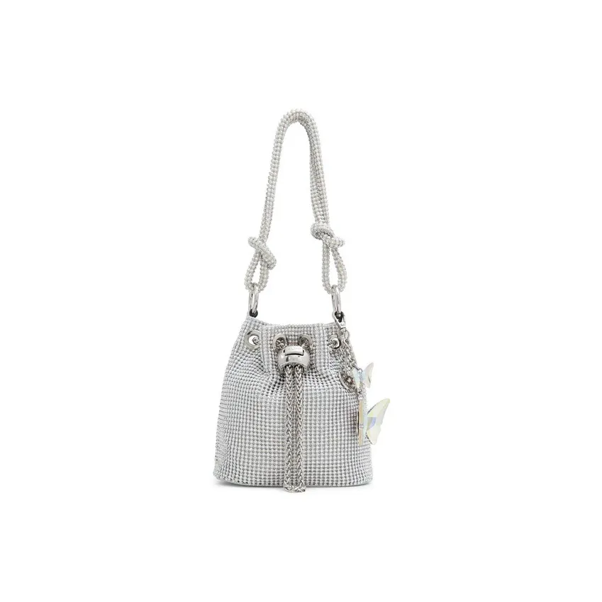ALDO Artificial Leather Handbag Small Size Women's Transparent