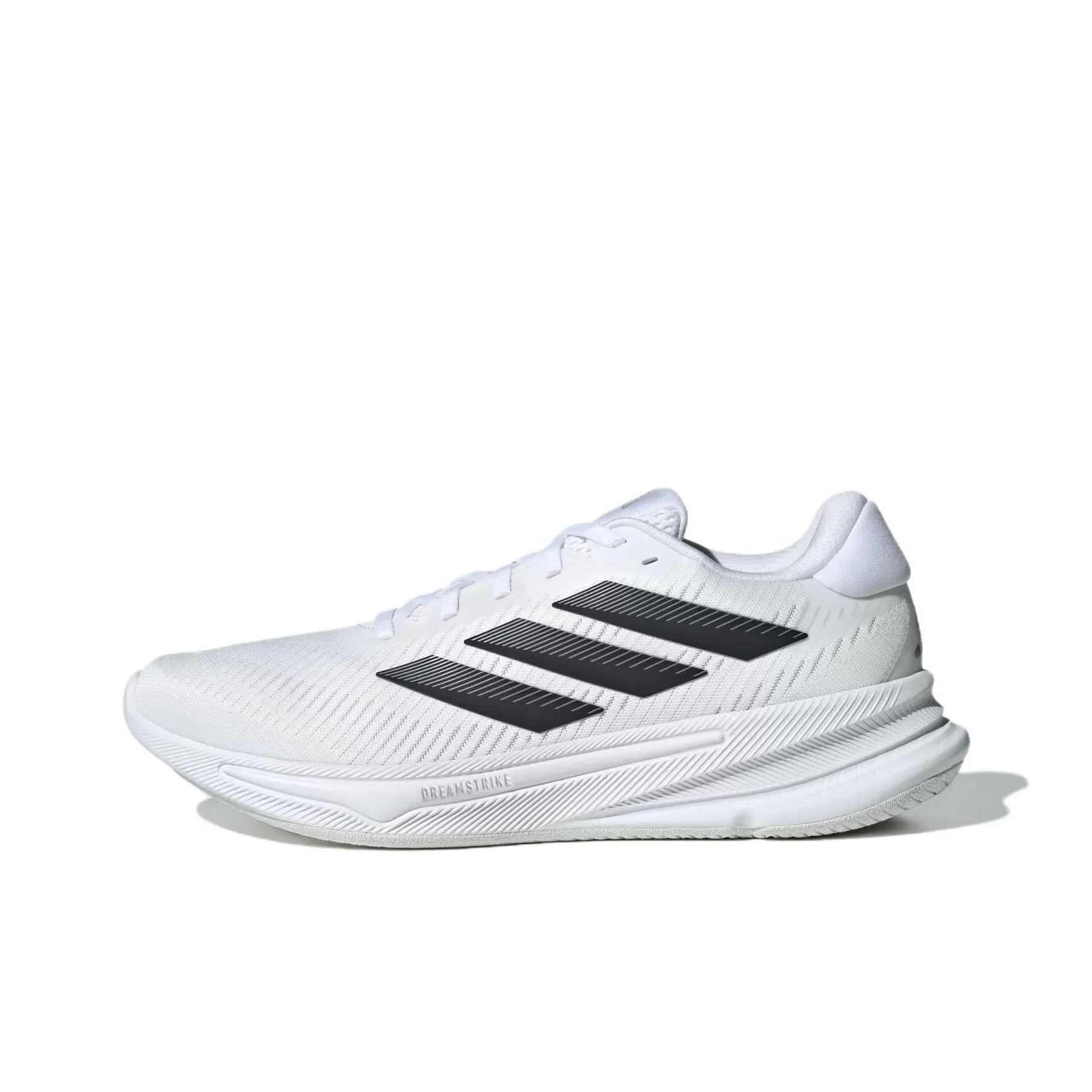 Adidas Supernova Ease Slip-resistant Abrasion-resistant Low Top Беговые кроссовки Мужские Белый Черный
