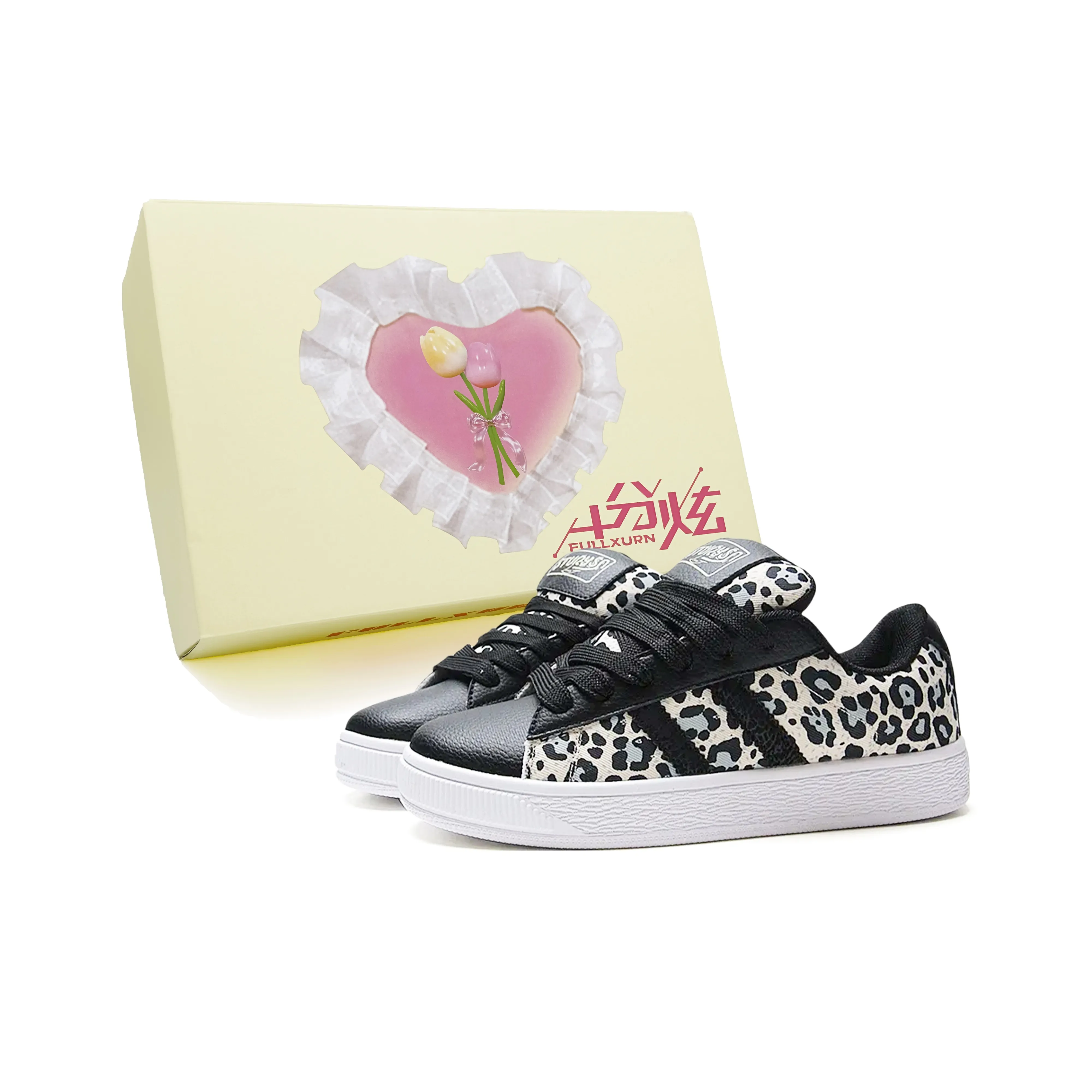 FULLXUAN Low-Top Skateboard Shoes Women's