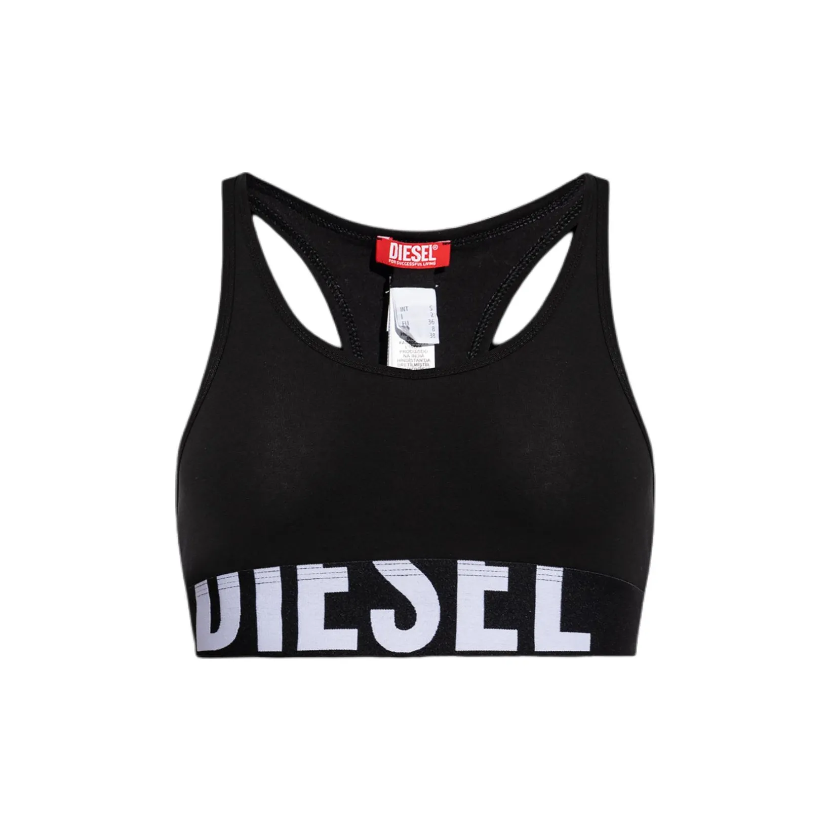DIESEL Allison D Pop Logo embellish Sports Bra
