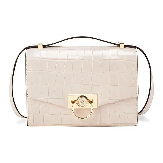 MICHAEL KORS Hendri Коровья кожа Конверт Сумка Сумка через плечо Экстра Маленькая Женская Нежно-розовая