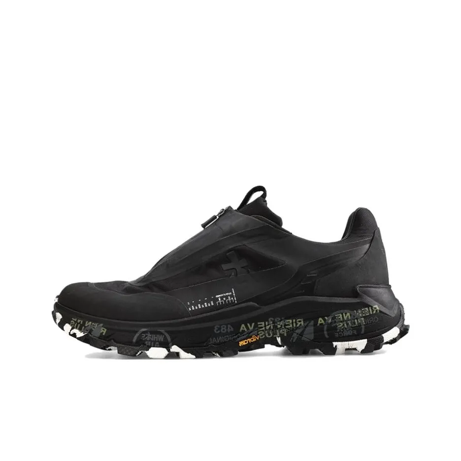 PREMIATA SCILIAR Wear Resistant Low Top Casual Shoes Men's Black