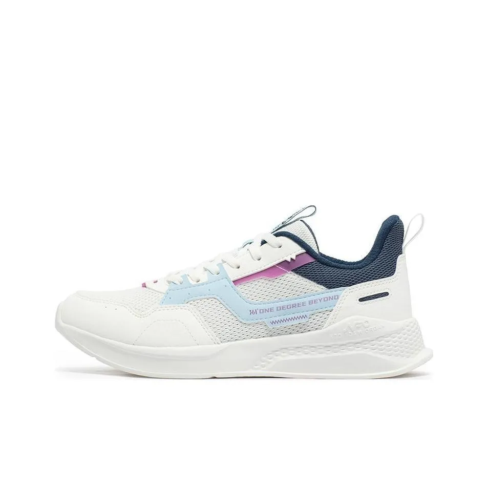 361° Легкий Комфорт 1,0 Противоскользящий Устойчивый к Износу Дышащий Низкий Топ Повседневный Женский Белый Синий