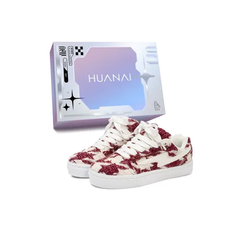 HUANAI Кроссовки для скейтбординга Low Top Гусиная лапка Красный Унисекс