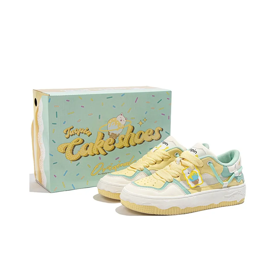 TUOPIN Selected Box Non slip Lightweight Low Top Skateboard Shoes Women's