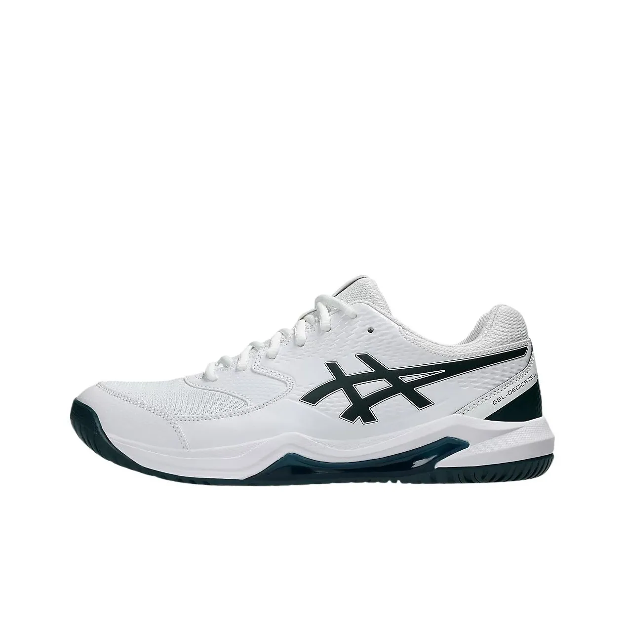 Asics Гель Dedicate 8 Амортизаторы Shock Resistant Дышащая Низкая Верх Кроссовки для тенниса Мужские Белые