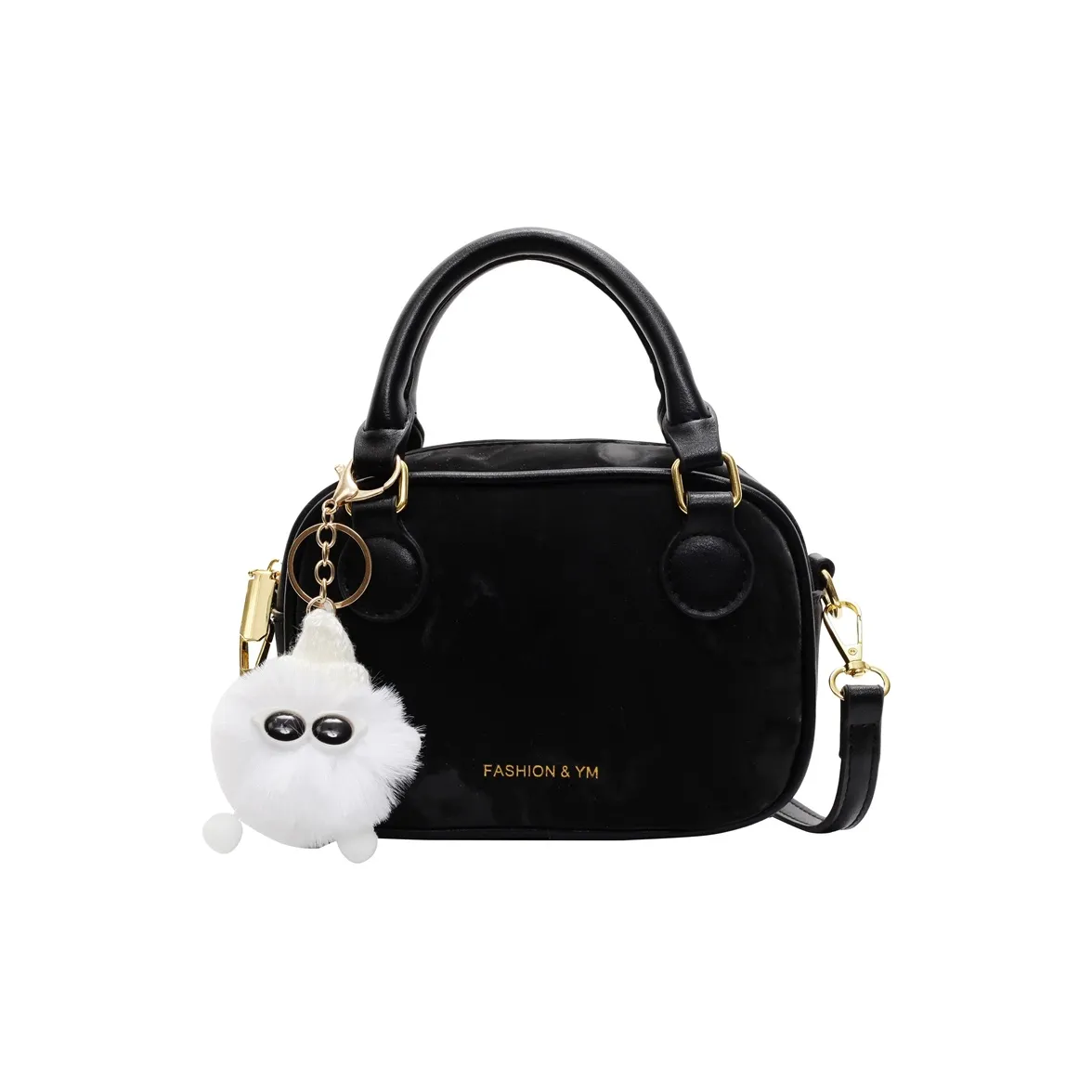 LUVISTRUE PU Handbag Shoulder Bag Crossbody Bag Medium Size Women's Black/Beige/Silver/Coffee/Pink