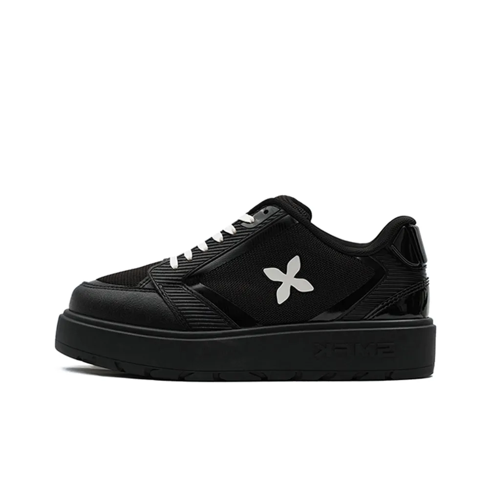 SMFK Wear-Resistant Low-Top Skateboard Shoes Women's Black