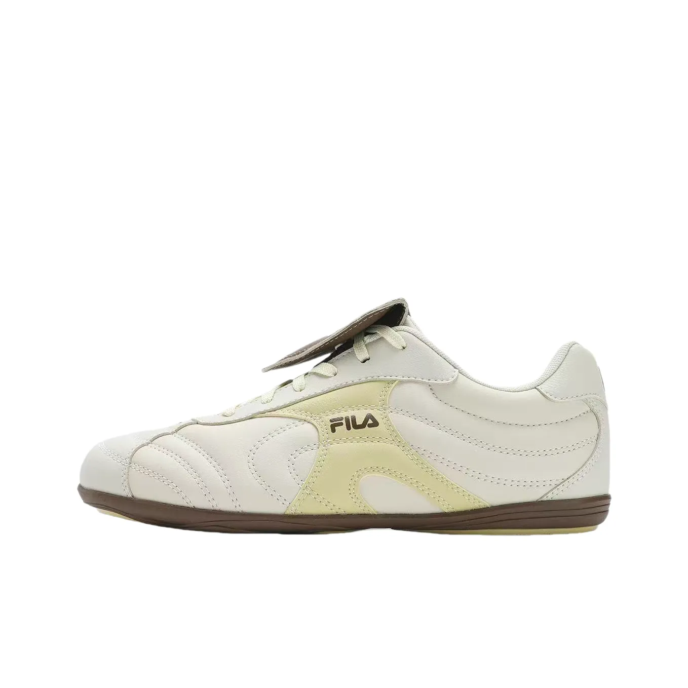 FILA LIPPER Water Dance Shoes Low Top Casual Shoes Women's Beige Yellow