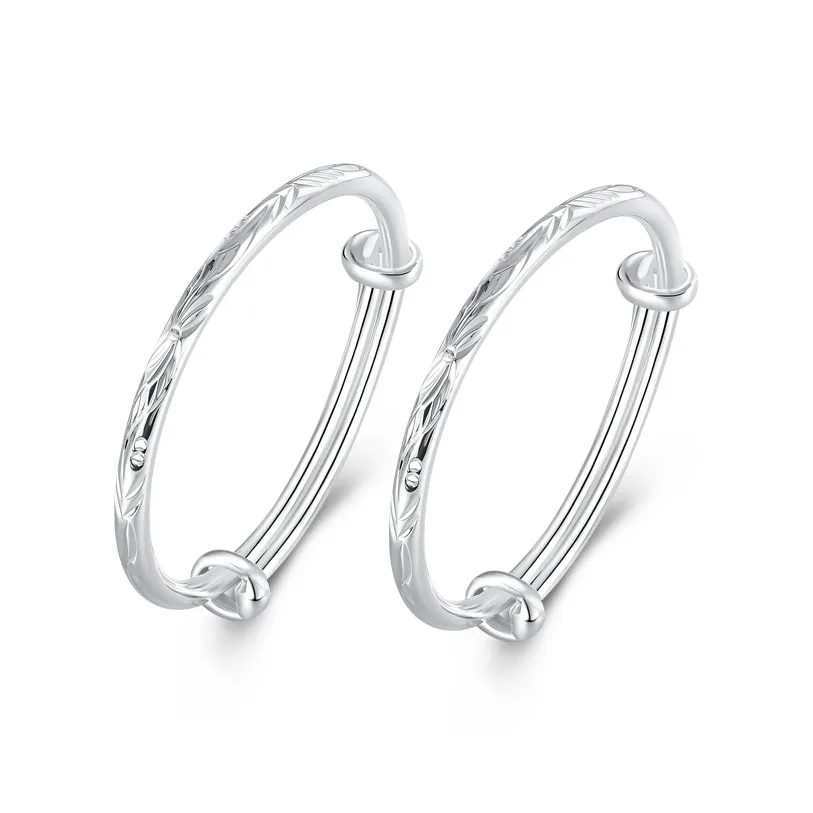 SHENGYALUO 999 Fine Silver Bangles Kids'