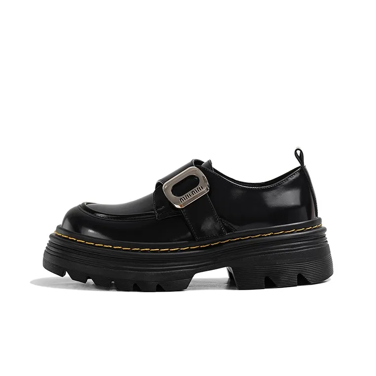 Old Meow Лоферы 6 см Женские Черные