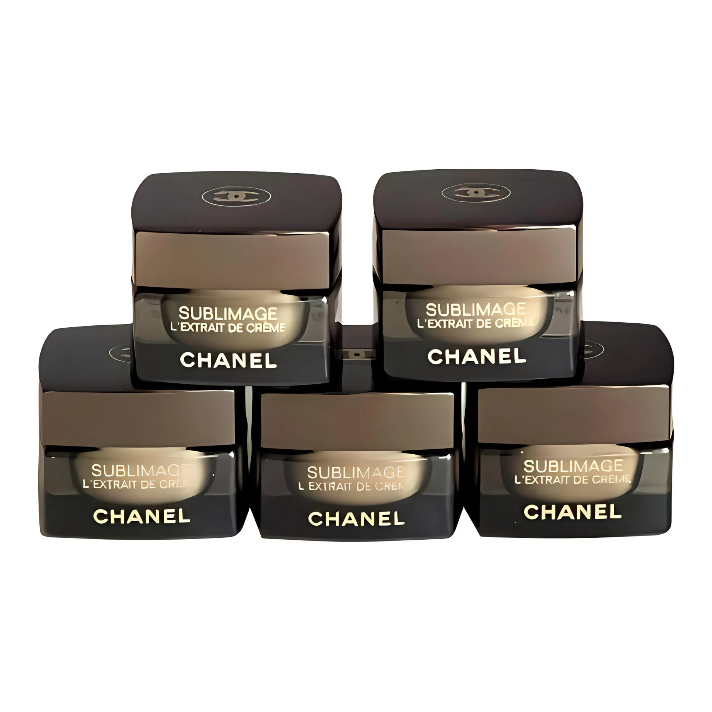 CHANEL Sample Set Люкс стиль Премиум черный Gold Diamond Точный Увлажняющий Восстанавливающий Крем 5г