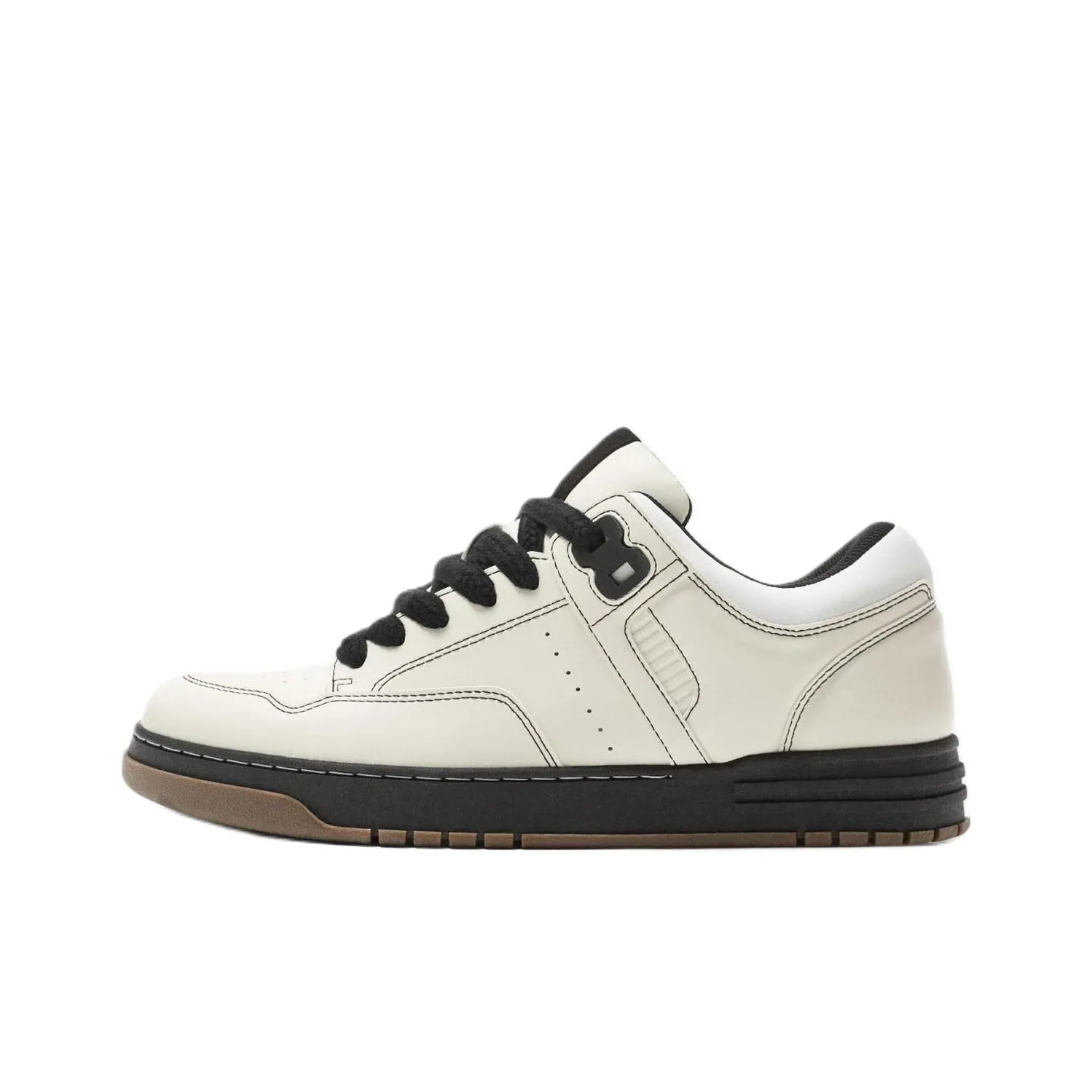 ZARA Low Top Skateboard Shoes Men's White