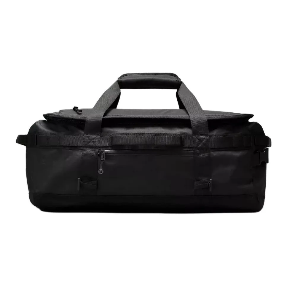 Lululemon Recycled Polyester Handbag Travel Bag 45L Unisex Black