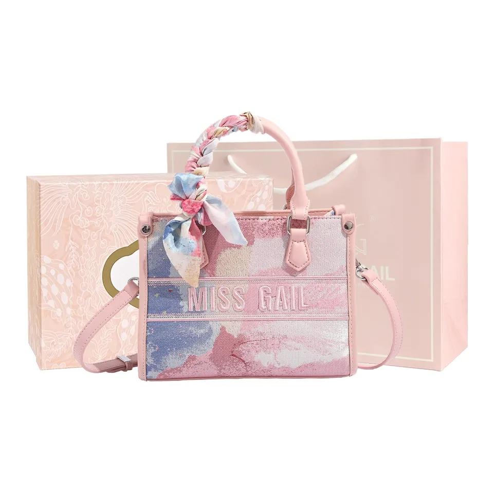 MISS GAIL Сумка через плечо из синтетической кожи сумка большая женская розовая