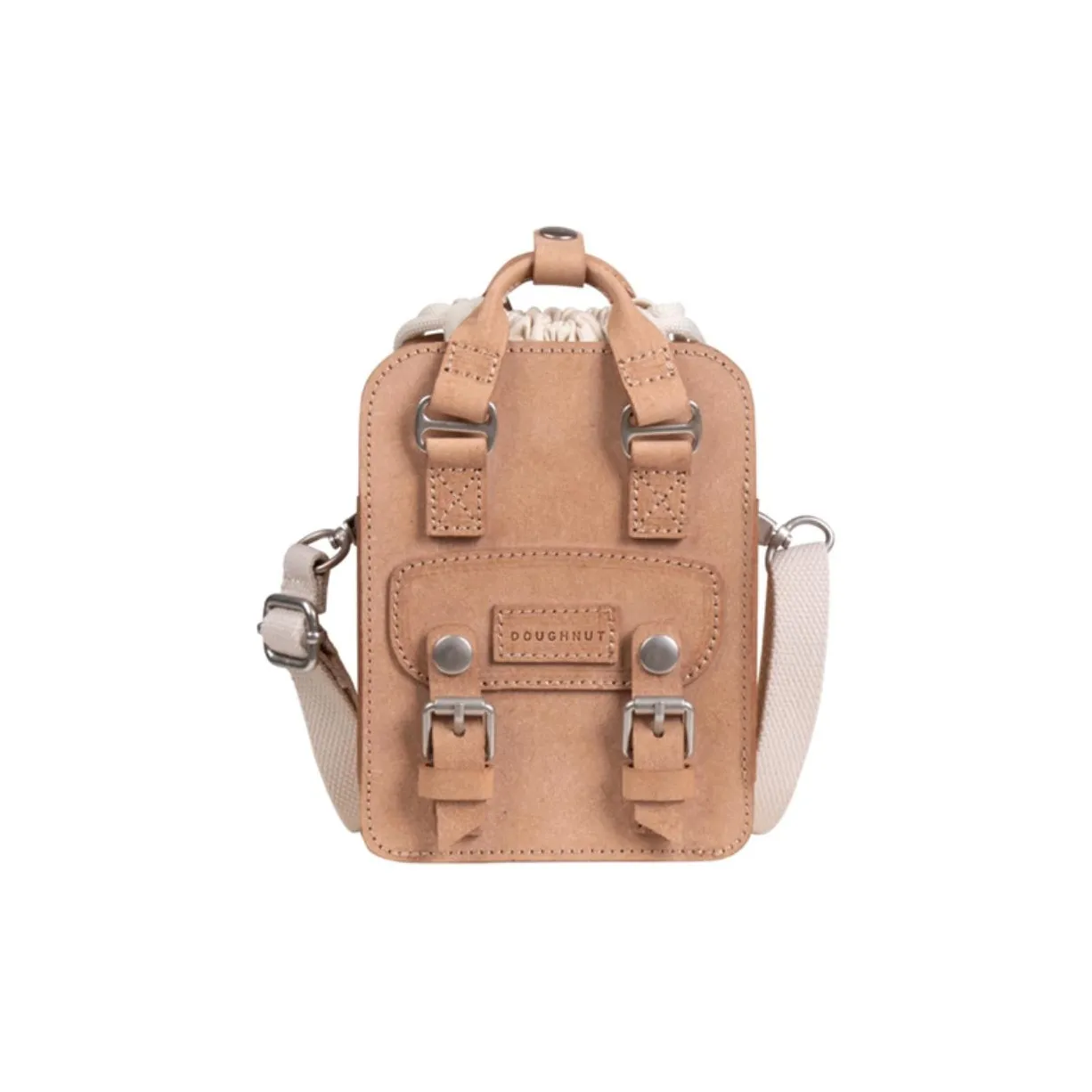 Doughnut Органический хлопок Маленькая Сумка через плечо Сумка на плечо Сумка через плечо Сумка мини Унисекс Бежевый Желтый