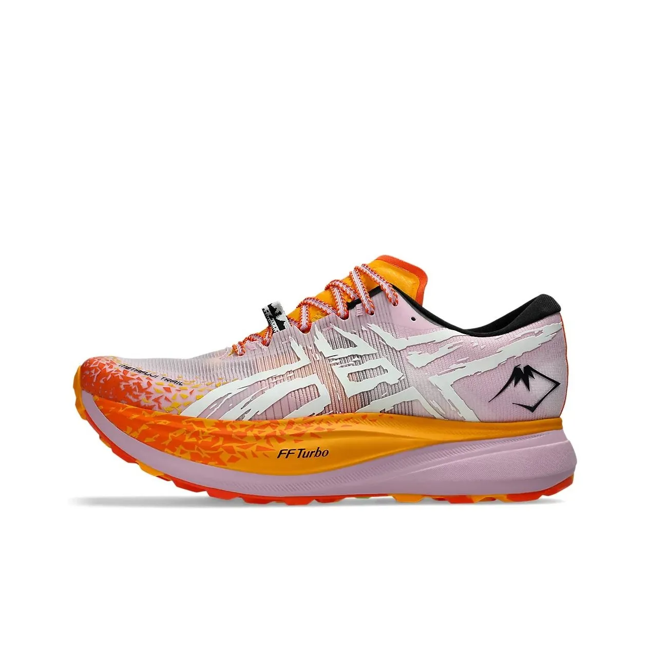 asics Winjob METAFUJI TRAIL Wear resistant And Lightweight Low Top Running Shoes Unisex Pink