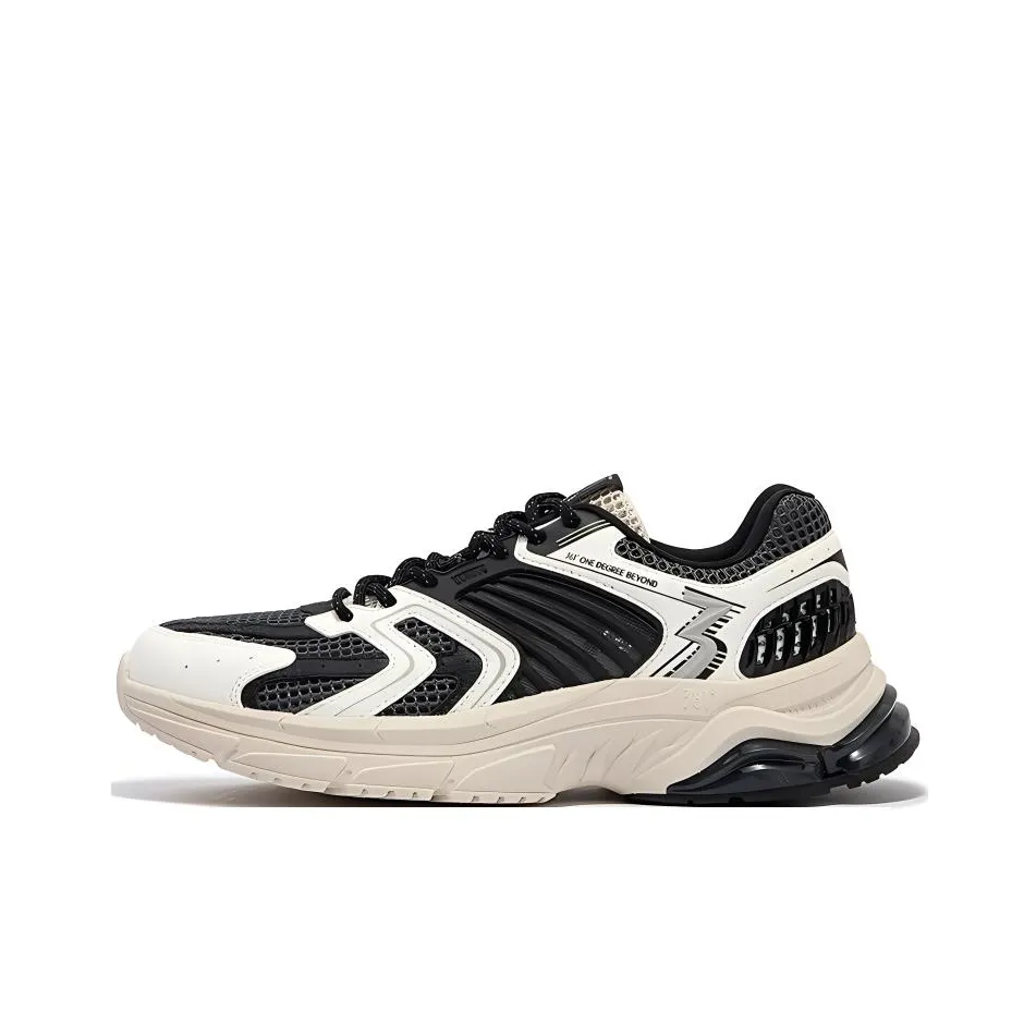 361° Год Кольцо SE Противоскользящий Низкий Топ Толстая Подошва Кроссовки Мужские Серый Белый Черный