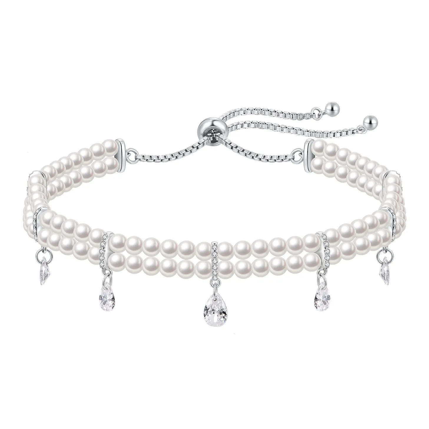 ZEGL Artificial Pearl Bracelets Women's