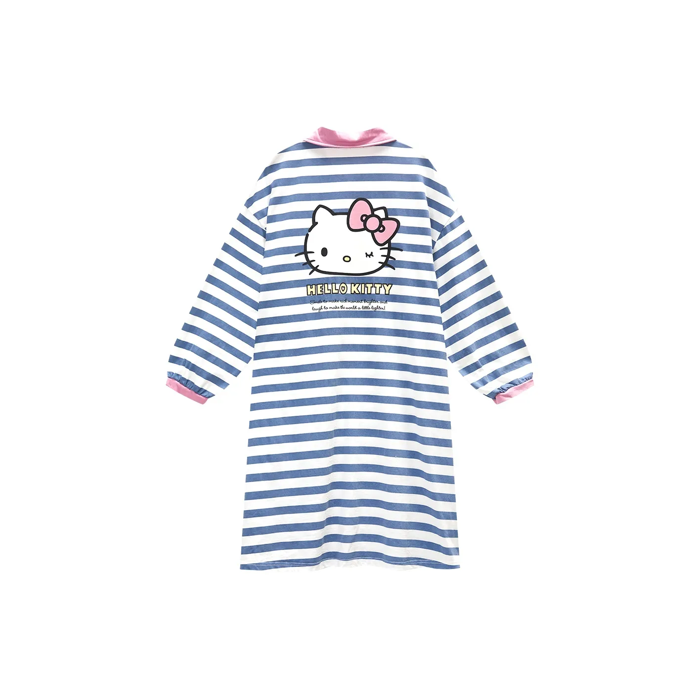 GUKOO x Hello Kitty Sanrio series Ночная сорочка Женская Лунный свет Синий