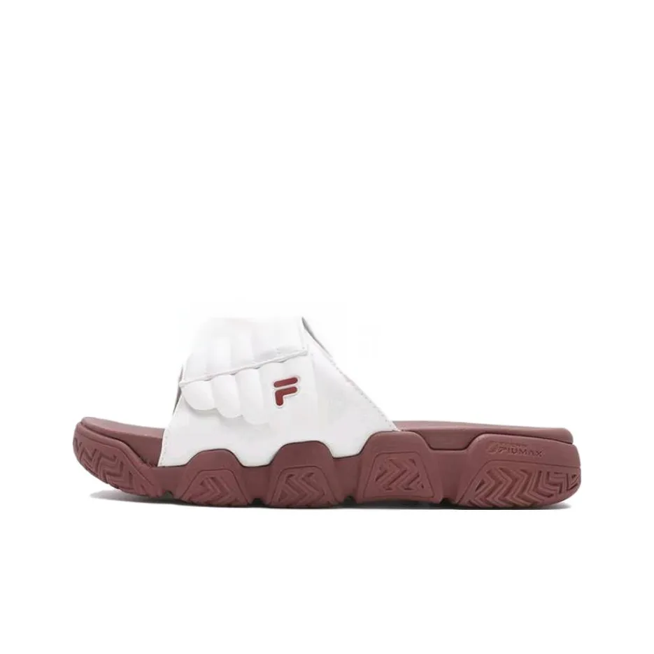 FILA FUSION BARRICADE Slide Slippers Women's White Brown