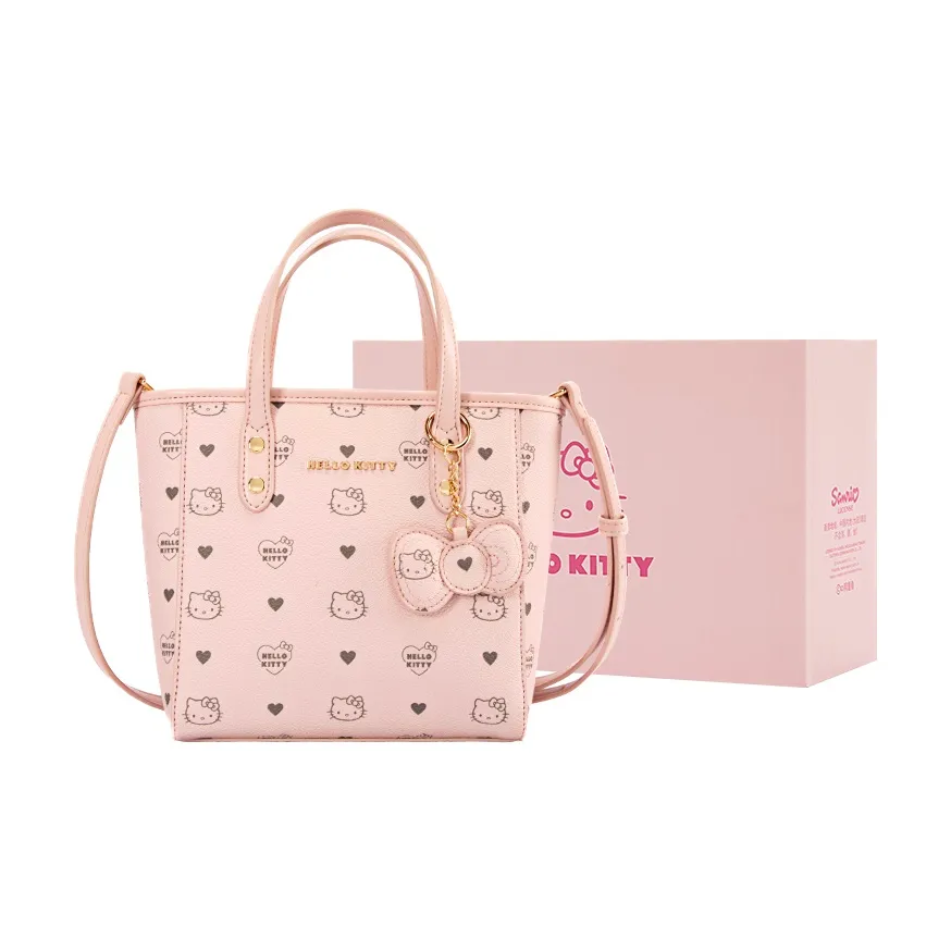 Sanrio Hello Kitty Сумка через плечо из синтетической кожи сумка для женщин розовая