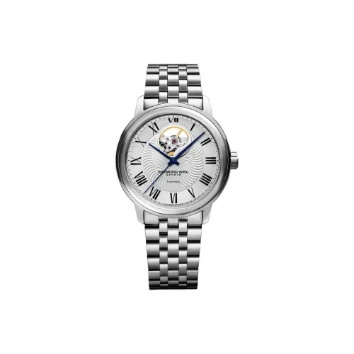 Raymond Weil Автоматический Механический Движение Мужские Часы 39,5 мм Серебряный