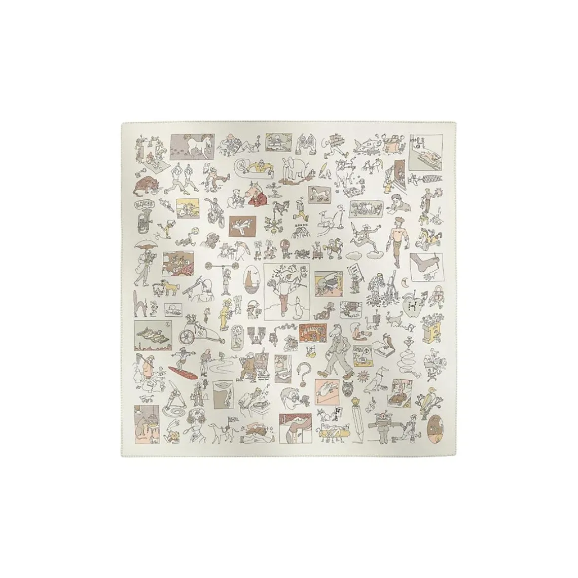 HERMES Шелковые шарфы Женские Белый