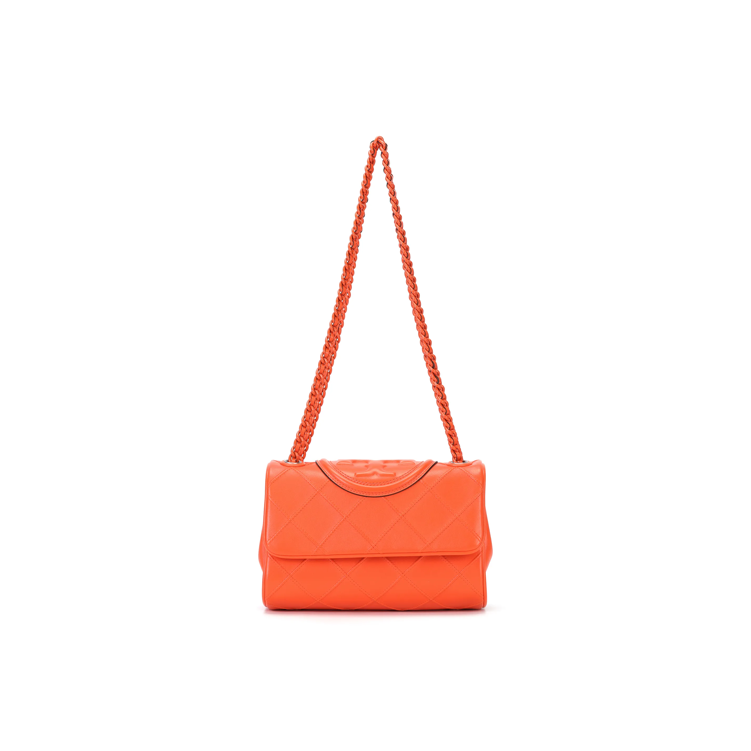 TORY BURCH Leather Crossbody Bag, Shoulder Bag Women's Red