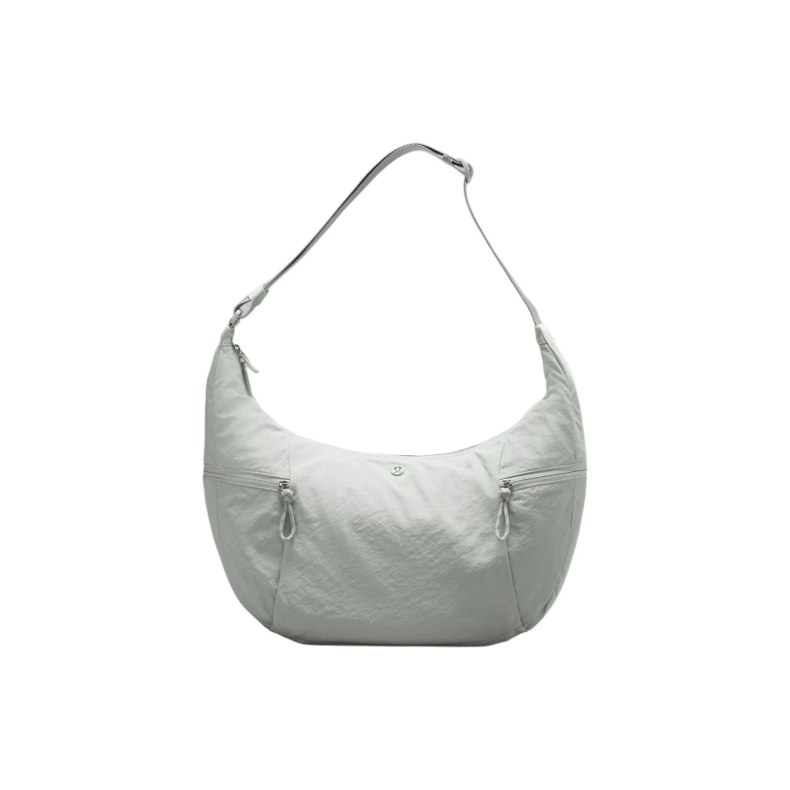 Lululemon Polyester Crossbody Bag Shoulder Bag Large Size Women's Jade Gray