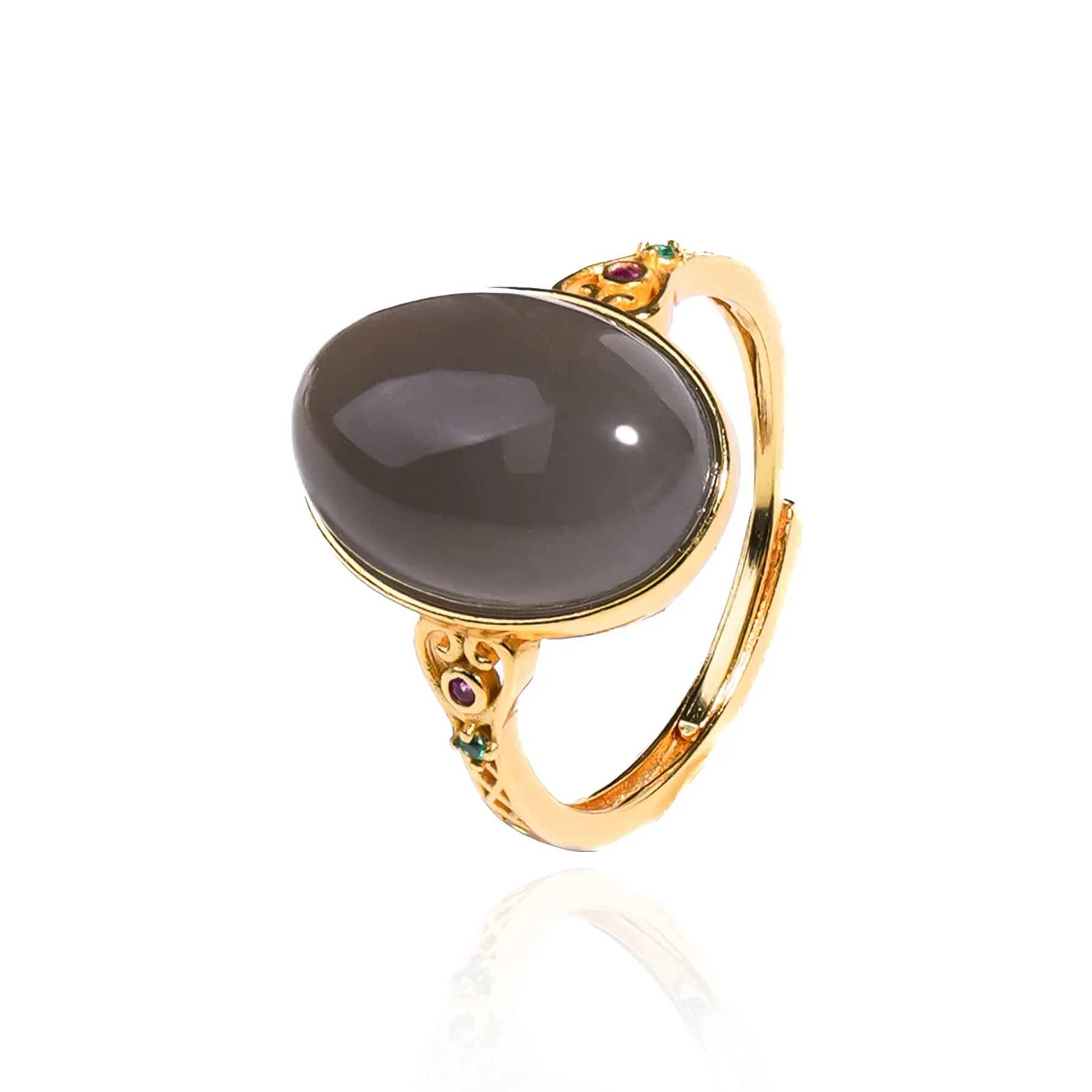 CUIYOUSHIJIA Rings Smoky Purple Women's