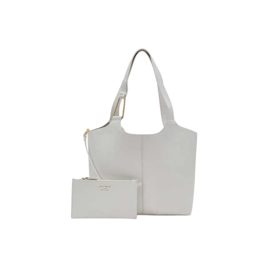 COCCINELLE Корзинка из коровьей кожи сумка сумка через плечо большая женская ярко-белая