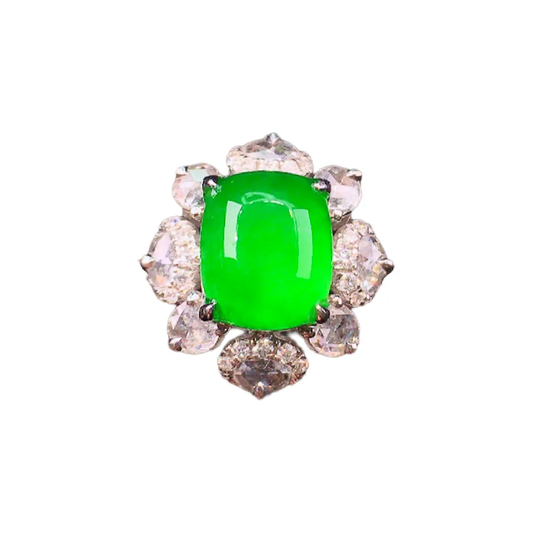 Xiangyan Ice Type Jadeite Rings Women's