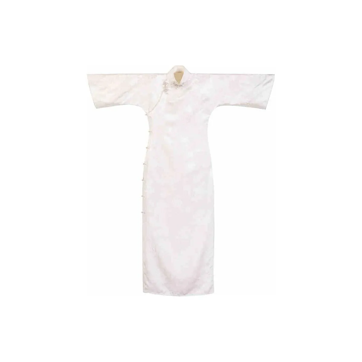 YICHENGFENGXU Чунсам Женский Белый Жаккард