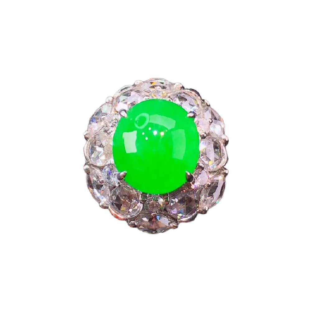 Xiangyan Ice Glutinous Jadeite Rings Women's