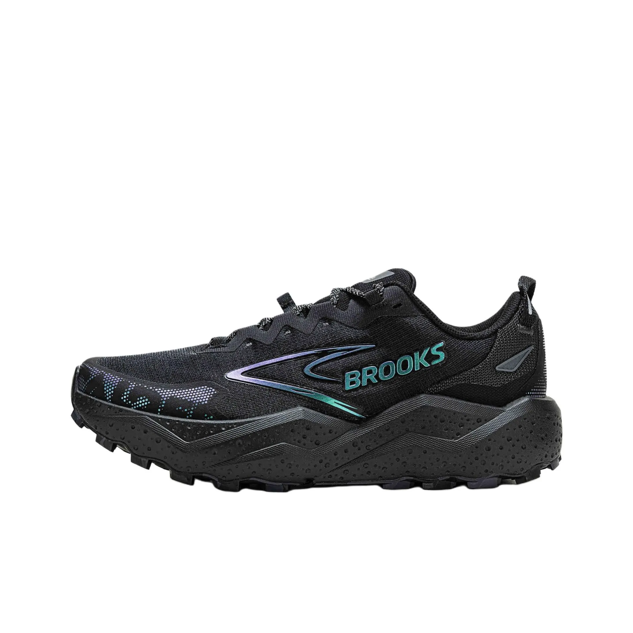 Brooks Anti Slip Wear Resistant Low Top Trail Running Running Shoes Men's Black