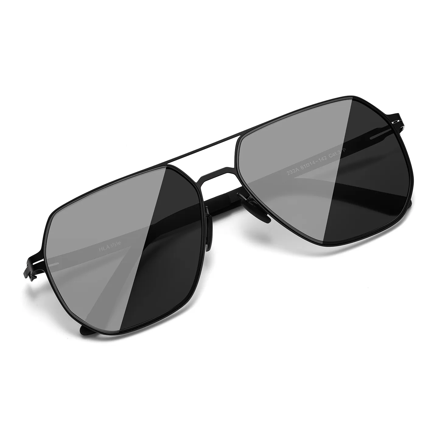 HLA Нержавеющая сталь Aviator Солнцезащитные очки Мужские