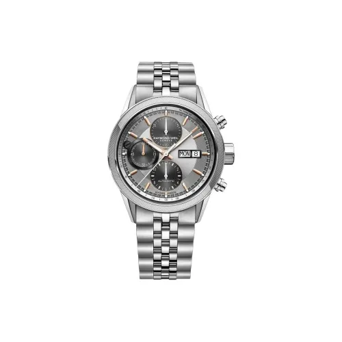 Raymond Weil Автоматический Механический Движение Мужские Часы 42 мм Серебристый