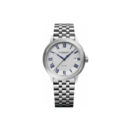 Raymond Weil Автоматический Механический Движение Мужские Часы 39,5 мм Серебряный