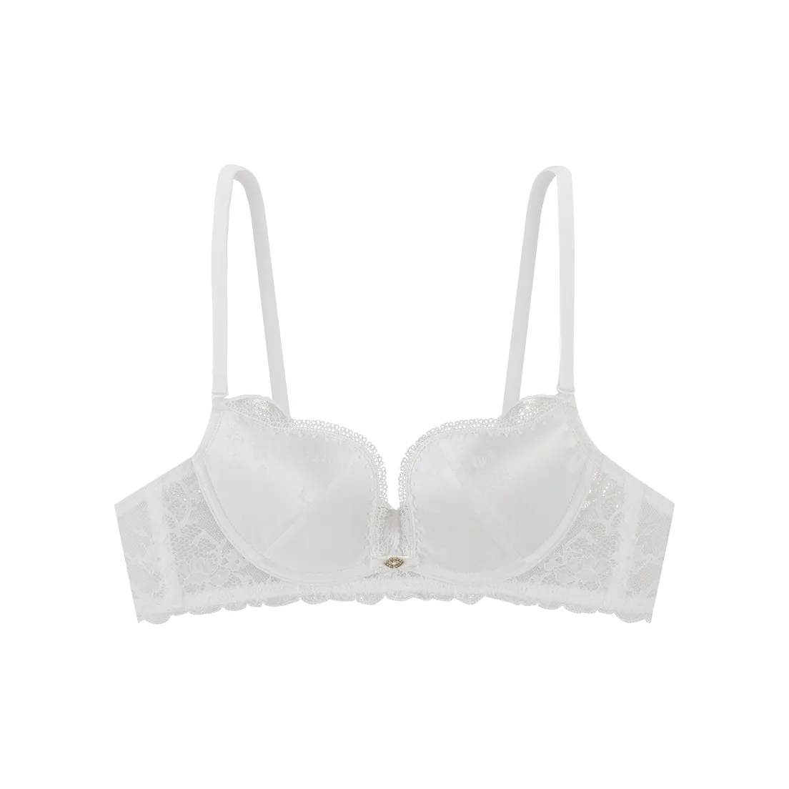 MY BODY Palace Style Jacquard Lace Smooth Bra Women's