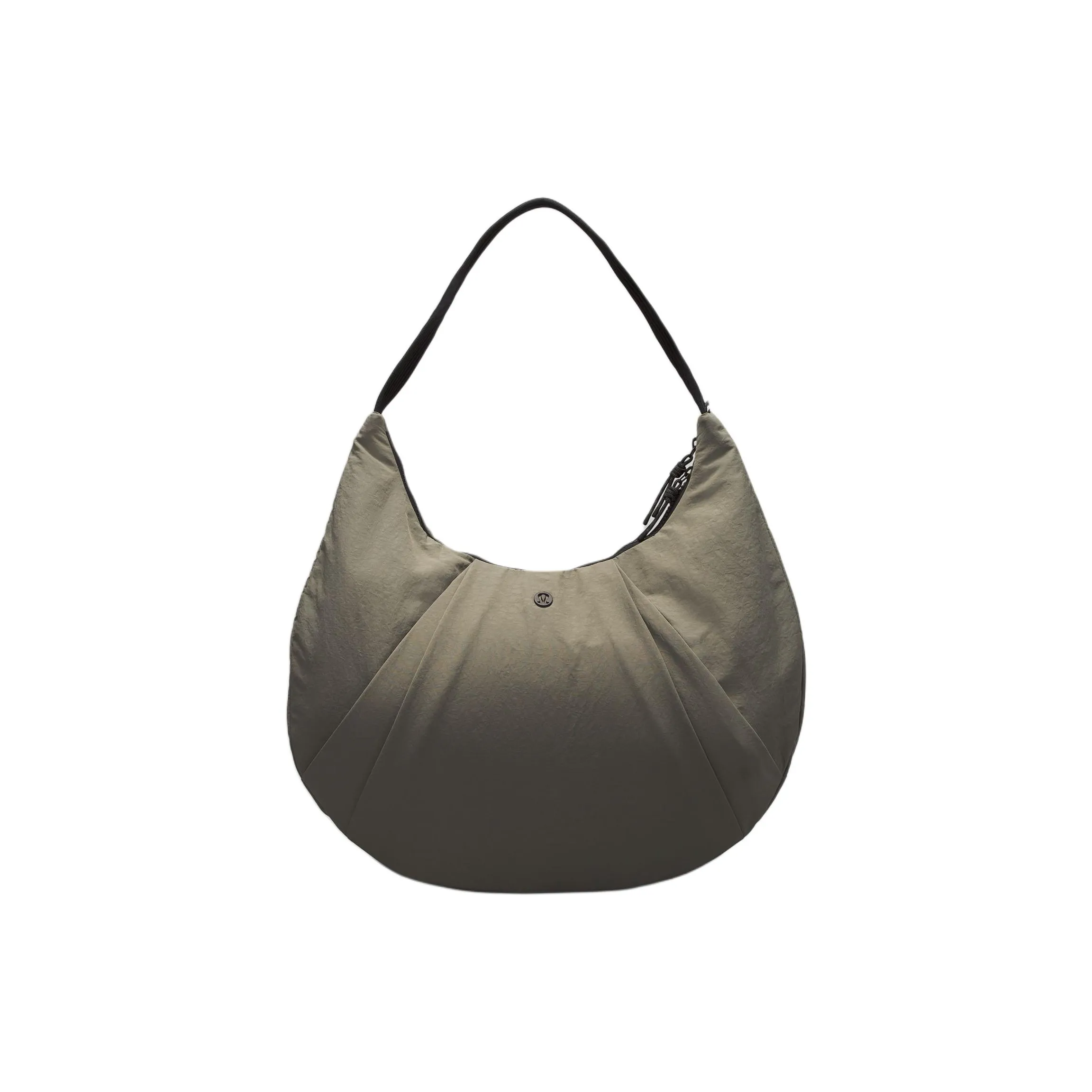 Lululemon Fabric Croissant Bag Shoulder Bag Crossbody Bag Regular Women's Green Gray & Black