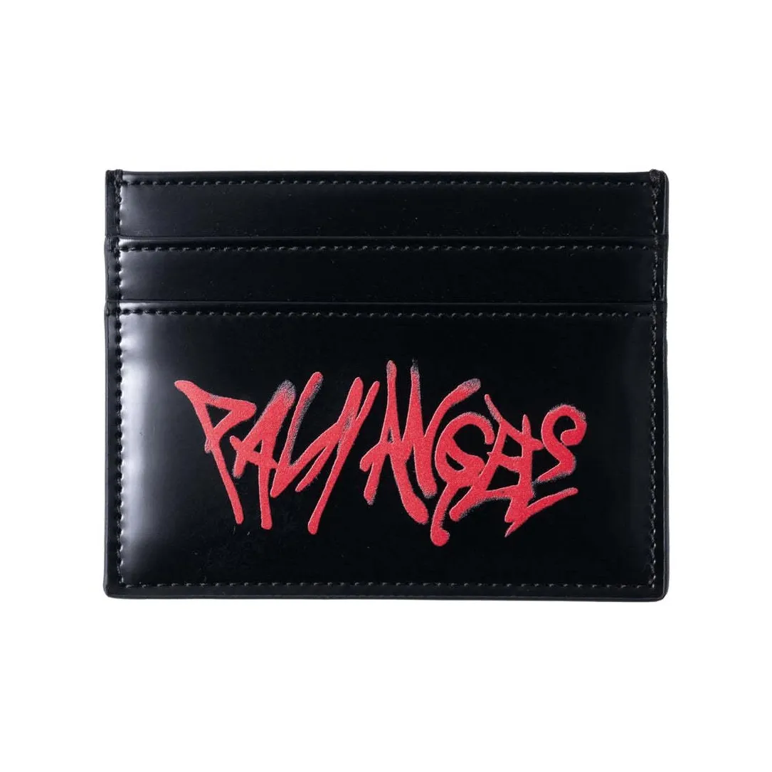 PALM ANGELS Logo print Card Holder